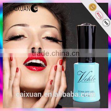 2015 high quality OEM private label cosmetics three step V.Chlo uv nail gel polish 132colors