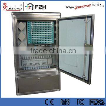 144 Fibers Stainless Steel Outdoor Distribution Cabinet