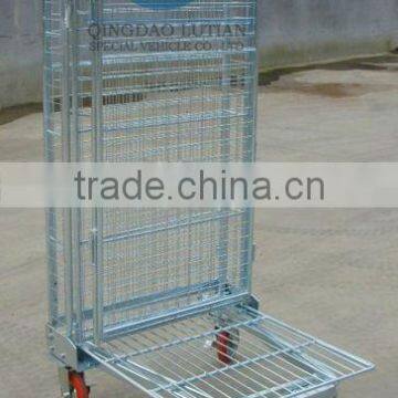 rolling cart, rolling cage cart, industrial rolling cart, warehouse rolling cart