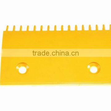 Escalator Comb Plate 146*90*9 Plastic 16T Yellow