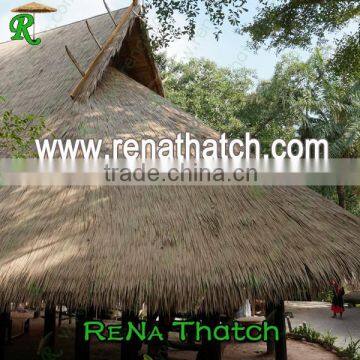 Cheap but durable synthetic thatch roof