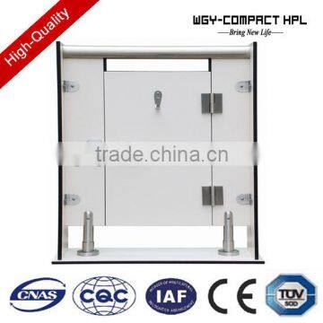 WGY phenolic resin blue color hpl toilet partition price for shopping mall