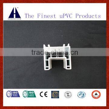 European 2tracks white color plastic frame for sliding window and door