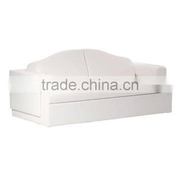 Pure white leather hotel sofa XY3346