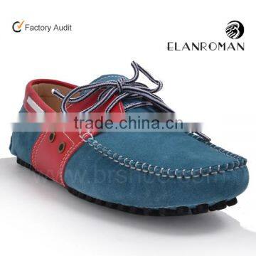 Europe and America Original last Hand stitching suede Men BOAT SHOE for wholesale designer shoes guangzhou