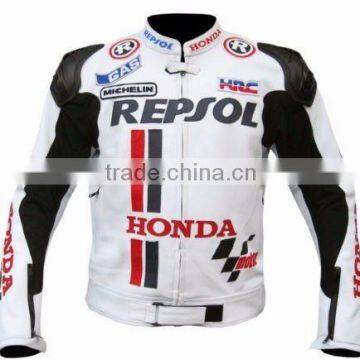 Custom made leather jacket/fashion leather jacket/Men Motorbike racing Leather Jacket/Motorcycle Biker Jacket/WB-MB-HR-406