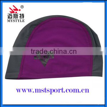 Hot sale lycra material swimming caps