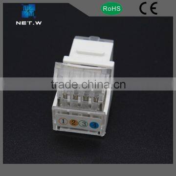 Tool Less Keystone Jack, Cat3 Telephone Rj11 Keystone Jack, Jack Keystone