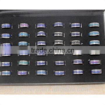 Creative Color Changeable Temperature Emotion Feeling Mood Rings for Women Men Jewelry photo-3