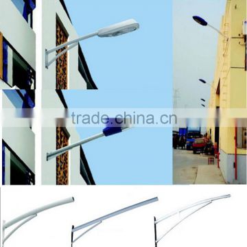 Factory price galvanized street light pole arm for wall poles