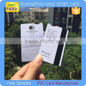 Hot sell PVC magnetic key cards for hotel