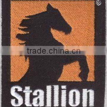 Nice embroidery lion patches for selling online.