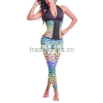 Wholesale gym ann chery latex metallic aggressive thermal waist cincher