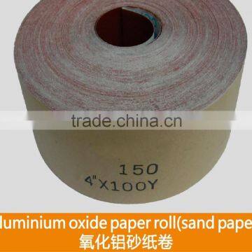 Aluminium oxide abrasive paper roll