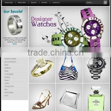 eCommerce website design for gift store