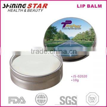 New Popular Fruit Flavor round ball lip balm make your