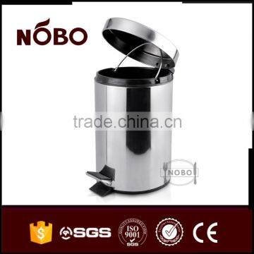 Restaurant Use Stainless Steel Foot Pedal Dustbin