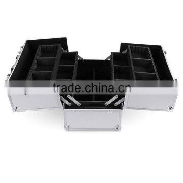 Homdox Home Cosmetic Organizer Case Jewelry Box Lockable Makeup Box OS004506 photo-4