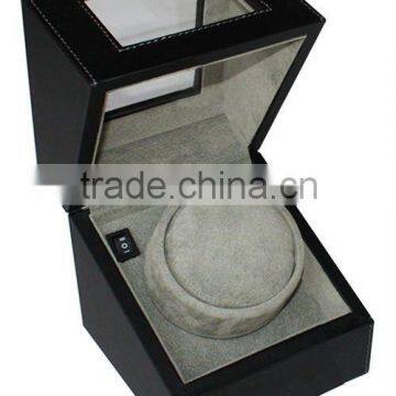 Elegant Leather black single watch winder