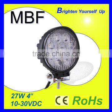 27W Round LED Work Light LED Car Light LED Work Lamp