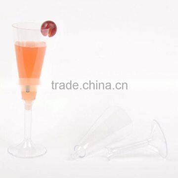 hot sell disposable plastic wine goblet