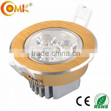 recessed adjustable led ceiling light 3*1w/3*3w