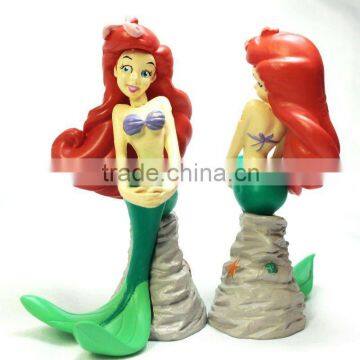 Plastic mermaid,fish beauty toys,pvc mermaid decoration figure