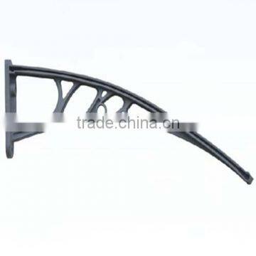 polycarbonate sun shelter canopy engineering plastic frame and pc solid sheet door and window awning