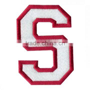 china sample friendly letter s embroidery