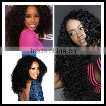 Hot Sale Best Quality ,Factory Price, Tangle Free, Kinky Curly Front Lace Wigs