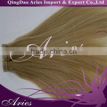 PU skin wefts,hand-tied arts made from Indian temple hair