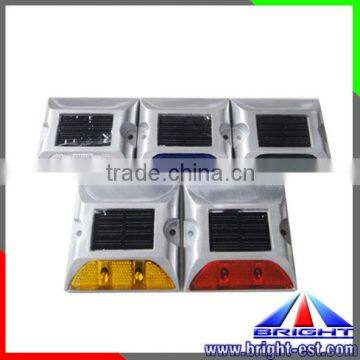 0.3WP 3.87V/100mA LED Solar Road Stud Light, 2/3pcs Led Solar Road Markers, Waterproof Flashing Reflective Led Solar Road Stud