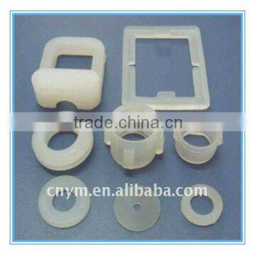 Clear silicone rubber gasket