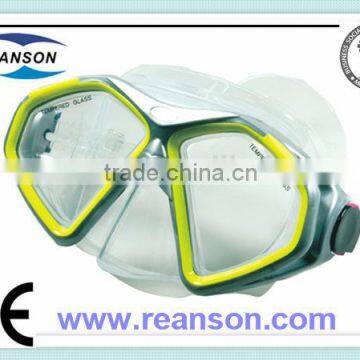 Silicone Sea Diving Mask with Auto-clip Buckle