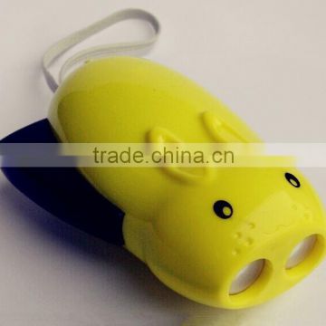 ABS Material hand pressing kids mini flashlight