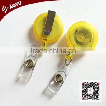 high quality retractable pull reel key chain