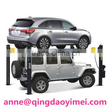 Four-column auto hydraulic car positioning balance garage tents lift plants for home