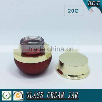 20G Colored Glass Jar for Eyecream