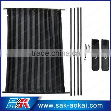 Luxury Black Folding Car Sunshde Soft Cloth Car Sunshade photo-2