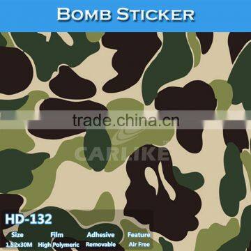 HD-132 Best Selling Do Not Damage Paint Sticker Bomb Car Wrap Vinyl