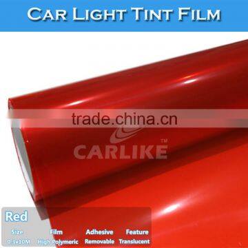 SINO Wholesale Car Light Film Red Car Headlight Vinyl Film