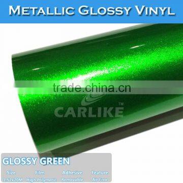 Super Quality CARLIKE Glossy Chrome Metallic Self Adhesive Vinyl photo-2