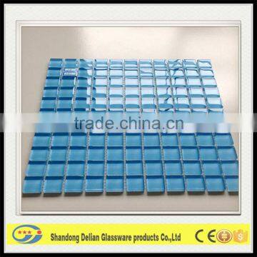 Blue Color Swimming Pool Glass Mosaic photo-3