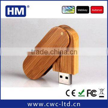 Wholesale swivel wood USB memory stick 2GB4GB8GB16GB wooden USB stick Custom Solution print/laser engraving LOGO