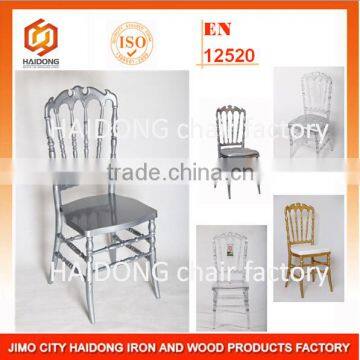 PC Silver Resin Acrylic Royal Chair