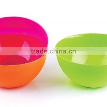 plastic salad bowl, fruit bowl, mixing bowl for children