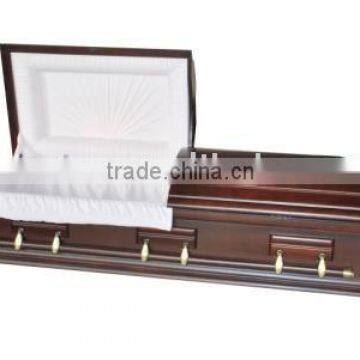 wood casket