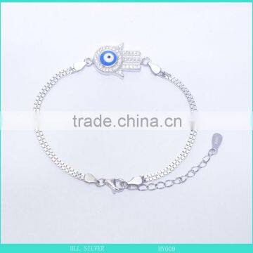 bracelet hand chain silver 925 chain bracelet jewelry hamsa bracelet