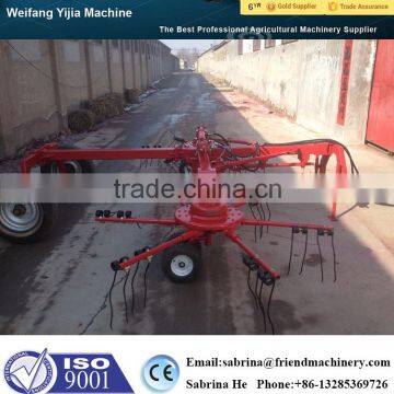 International standard CE approved pasture rotary raking machine for sale