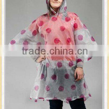 full printing disposable raincoat